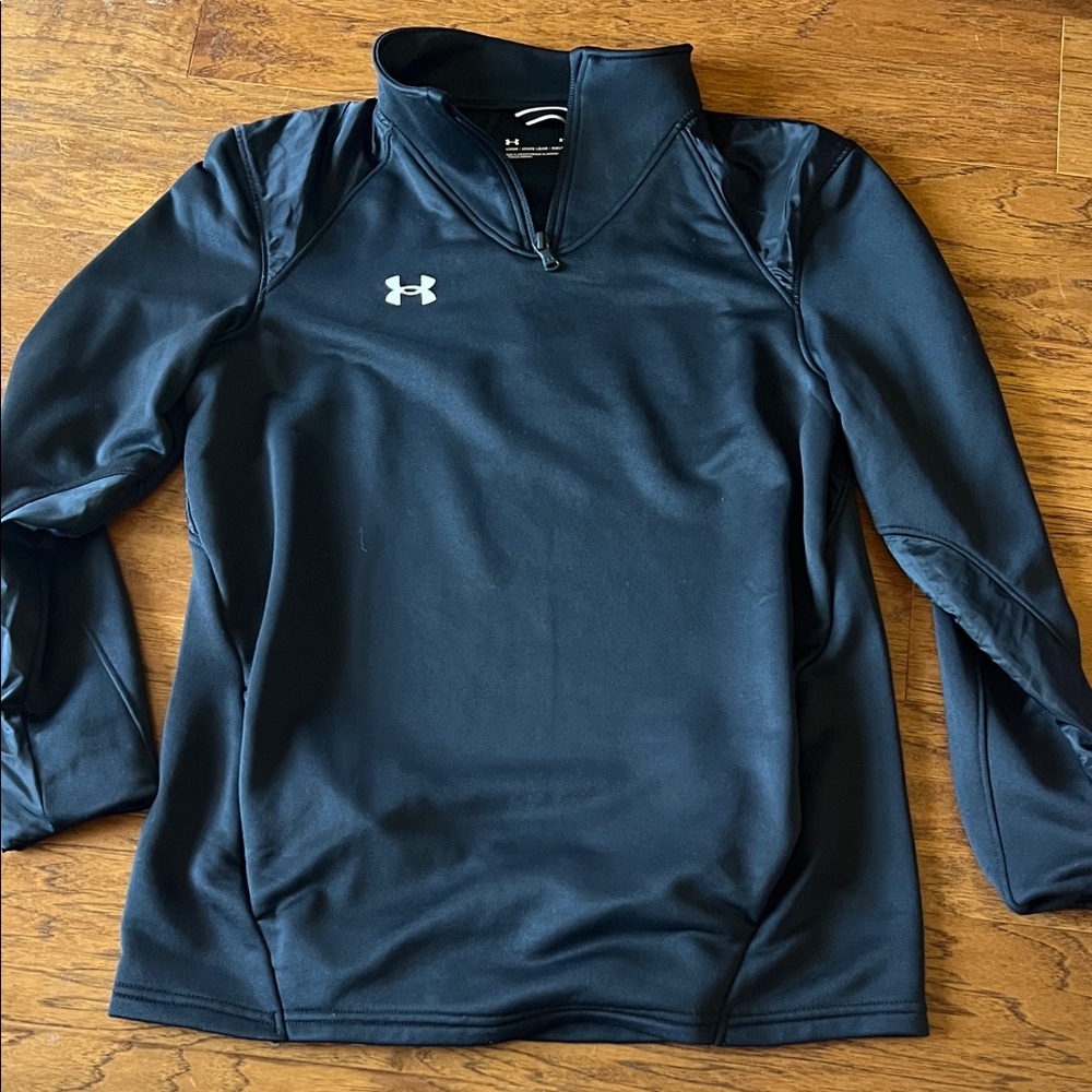 Under Armour Black Quarter-Zip Performance Pullover